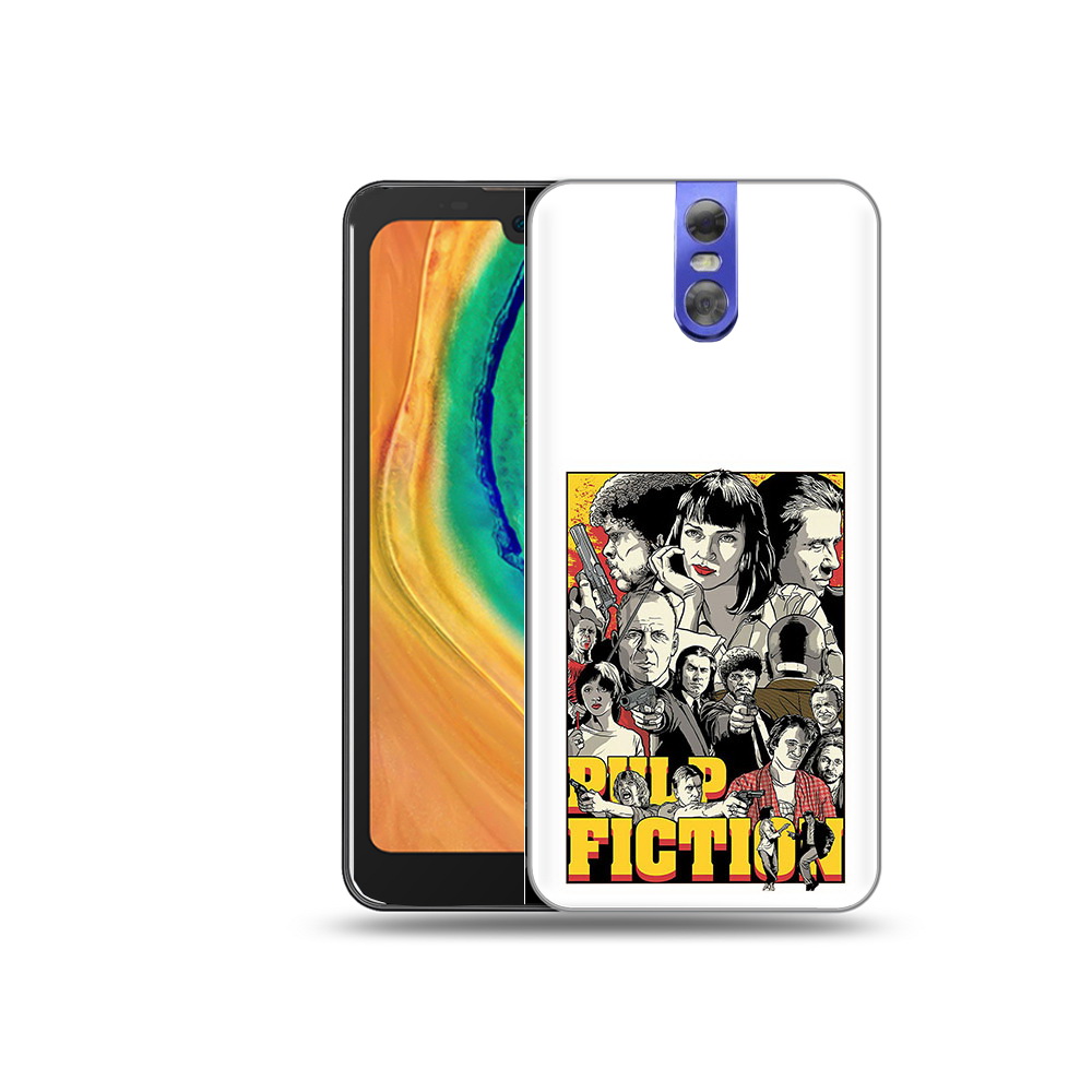 

Чехол MyPads Tocco для Doogee BL7000 комикс картинка, Прозрачный, Tocco