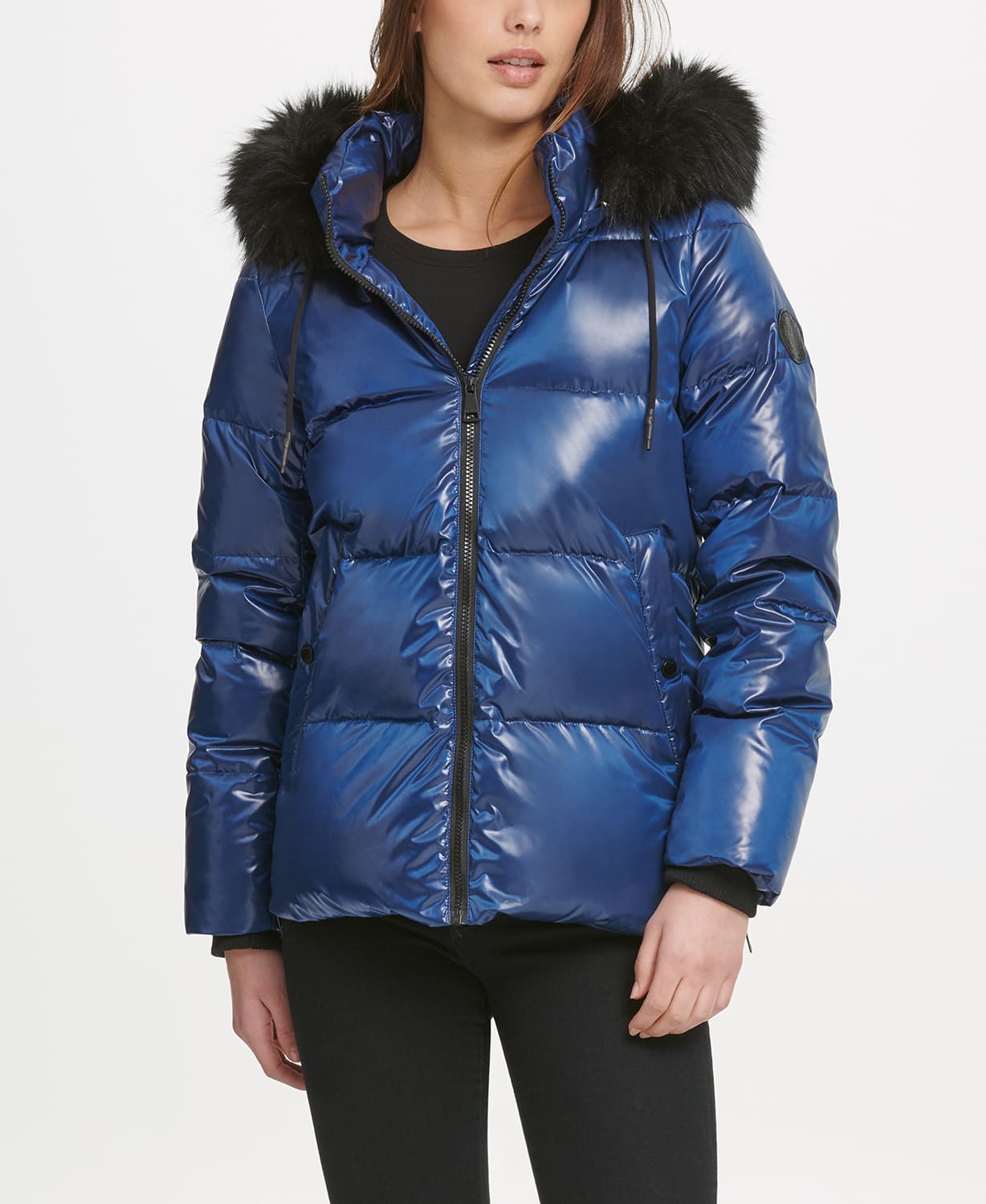 

Куртка женская DKNY DL9PP020 синяя XS, DL9PP020