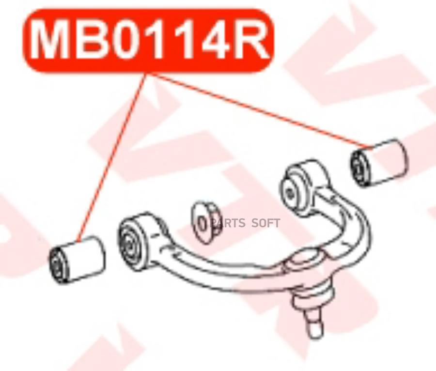 

Сайлентблок Верхнего Рычага Передней Подвески VTR MB0114R