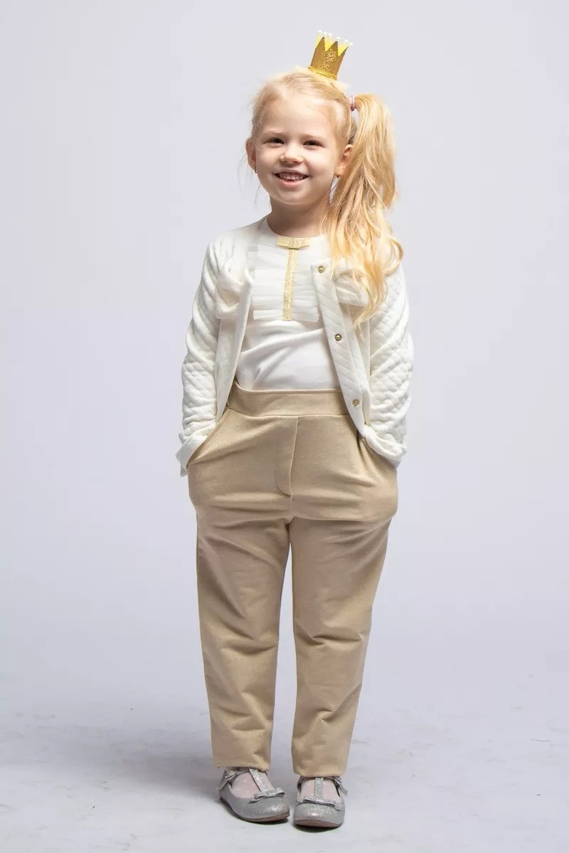 

Кардиган детский Candy's 034GC0218m, белый, 128, 034GC0218m