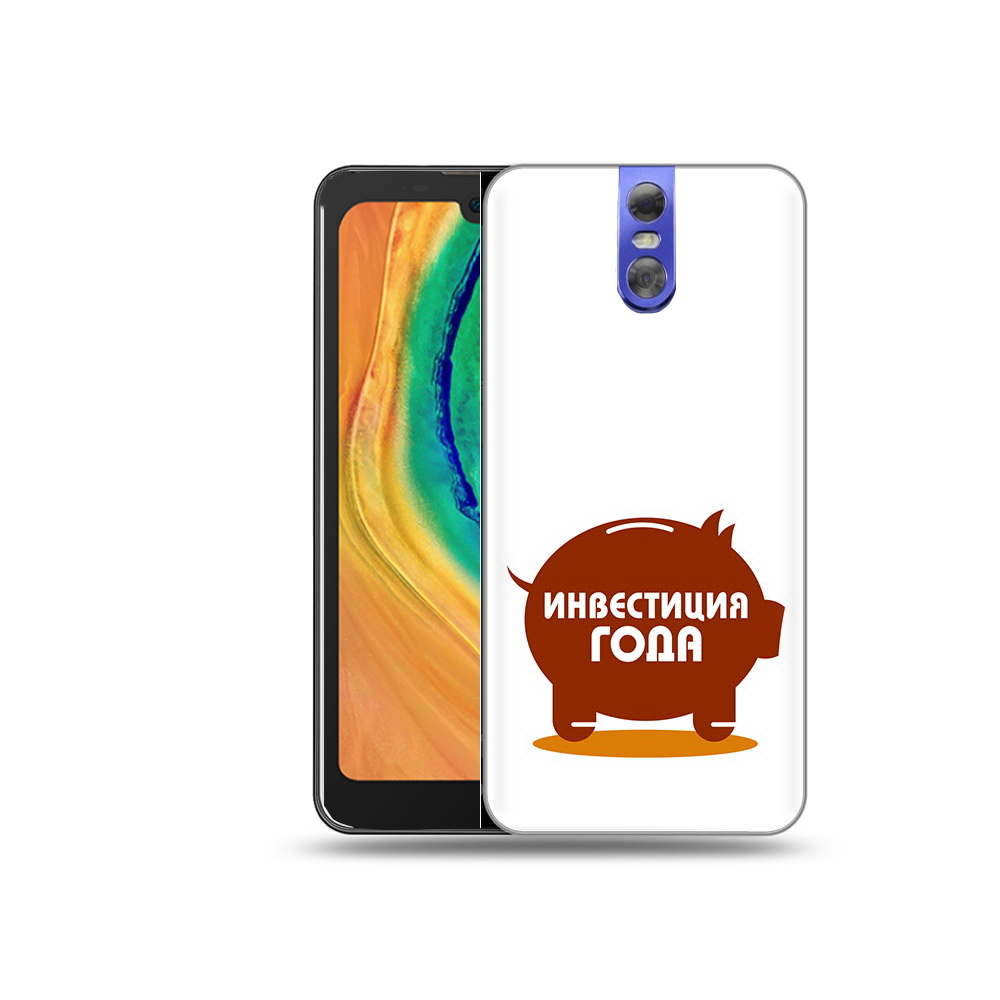 

Чехол MyPads Tocco для Doogee BL7000 инвестиция, Прозрачный, Tocco