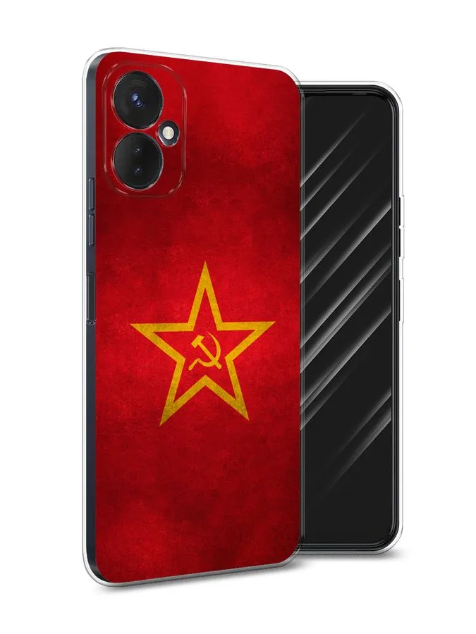 

Силиконовый чехол Awog "Красное знамя" для Tecno Spark 9 Pro, Разноцветный, 301950-10