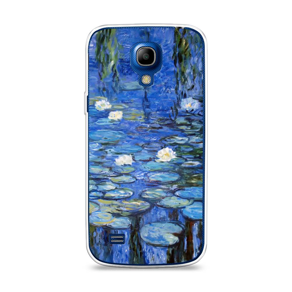 

Чехол на Samsung Galaxy S4 mini "Нарисованный пруд", Синий;зеленый, 24050-4