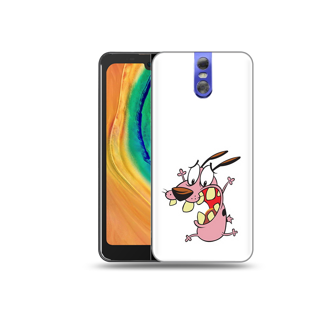 

Чехол MyPads Tocco для Doogee BL7000 зубастый бобик, Прозрачный, Tocco