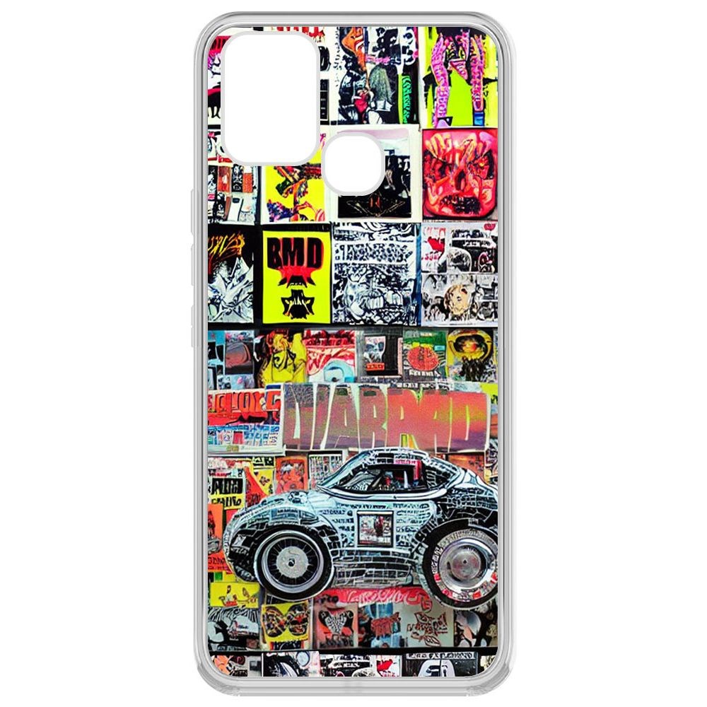 

Чехол-накладка Krutoff Clear Case Автопамфлет для INFINIX Hot 10 Lite, Прозрачный