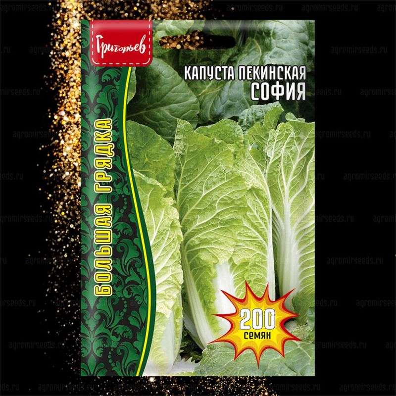 Семена зелени ИП Григорьев Капуста пекинская София 37353 1 уп.