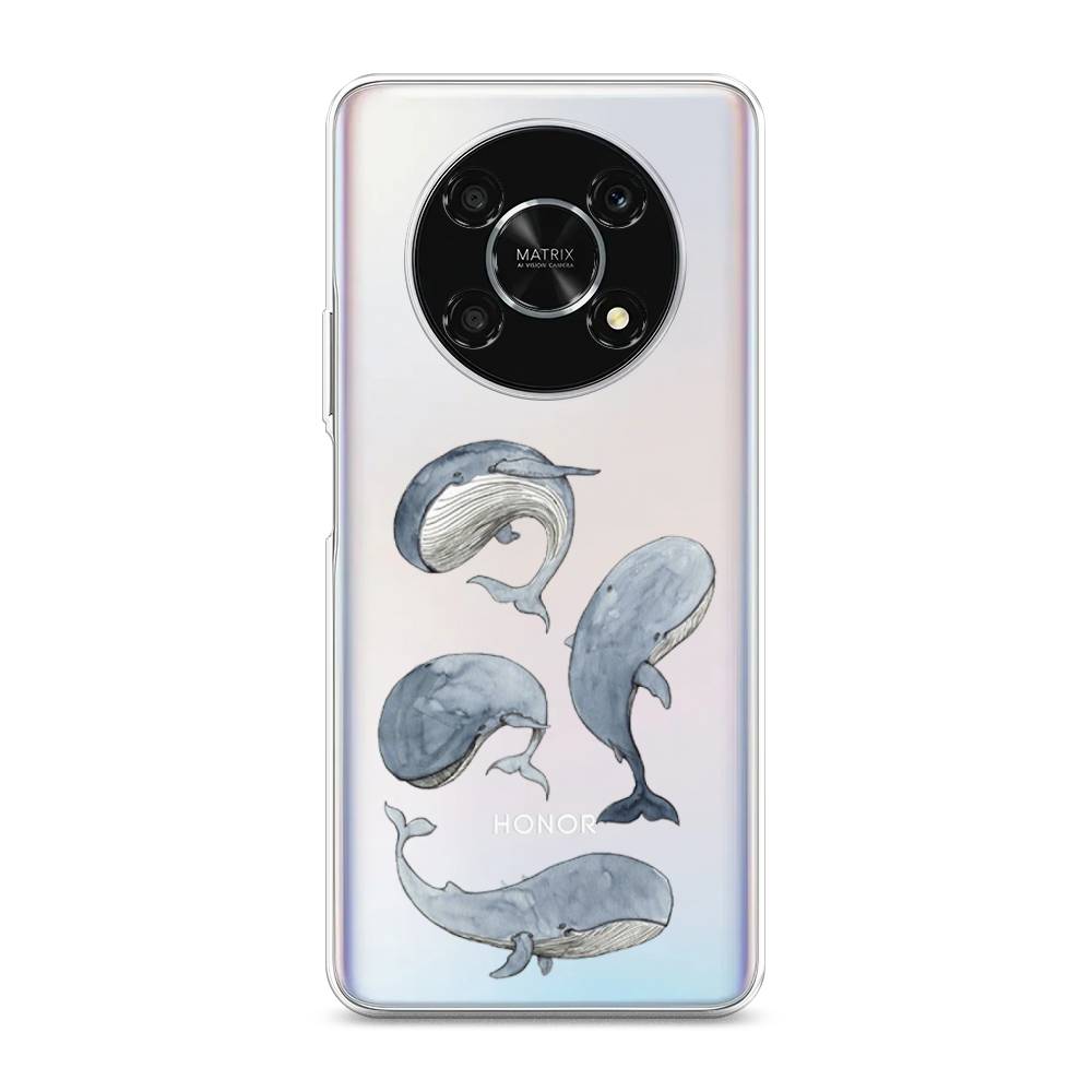 

Чехол Awog для Honor X9 5G "Киты", 6109750-1