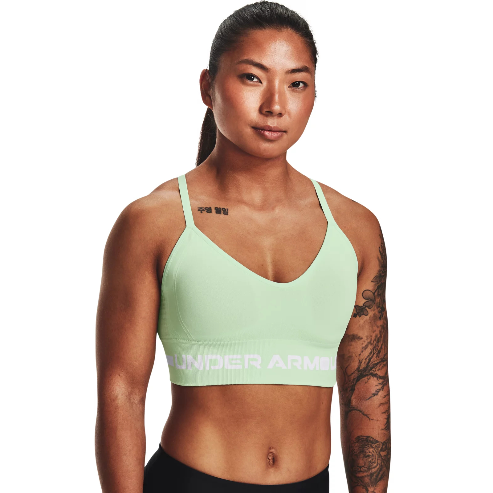 фото Топ женский under armour 1357719-335 зеленый lg