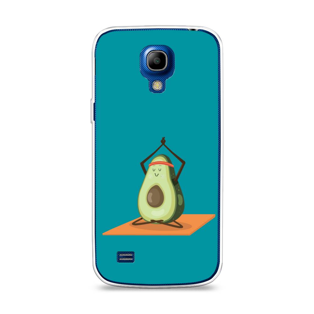 

Чехол на Samsung Galaxy S4 mini "Расслабься с авокадо", Голубой, 24050-6