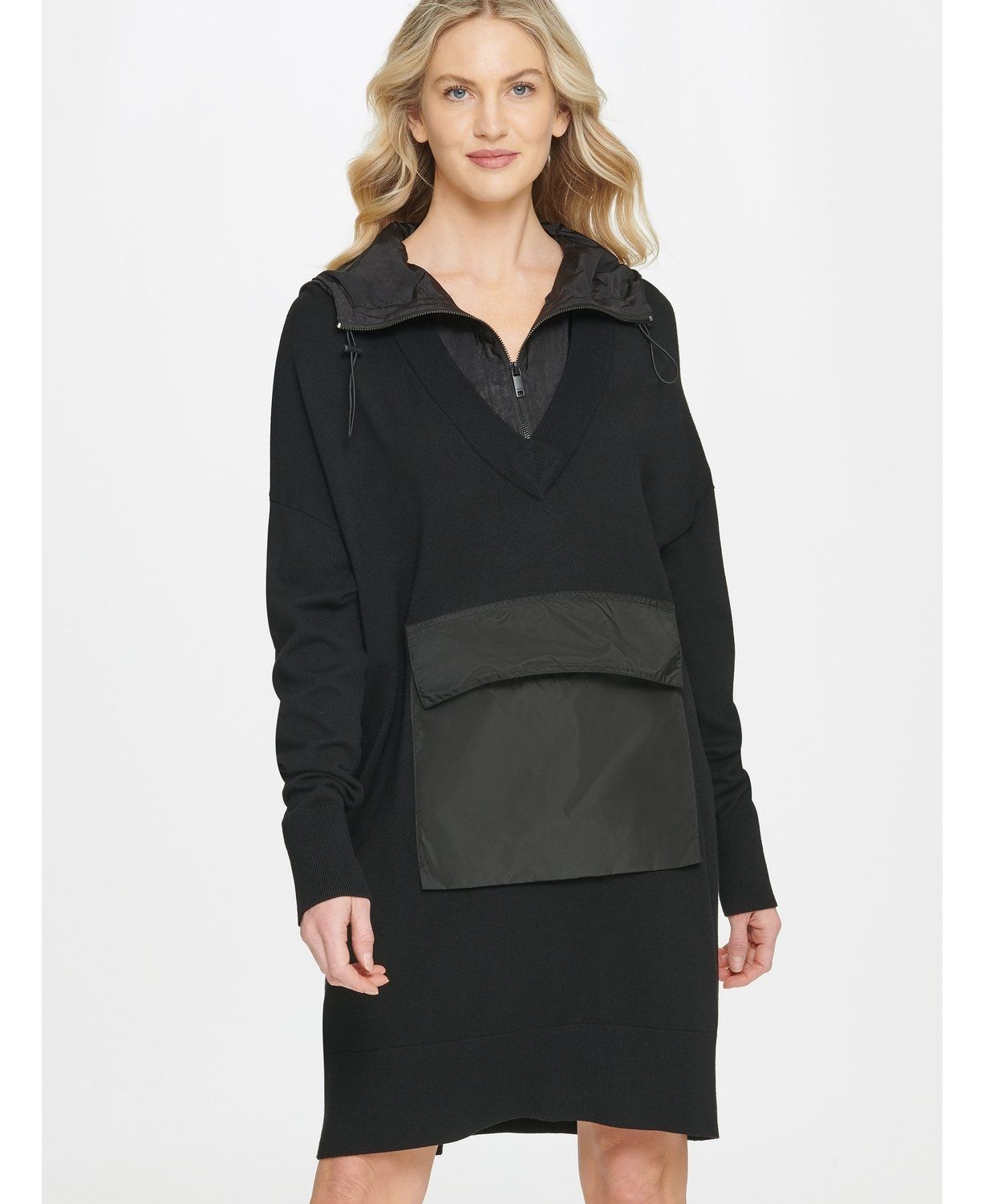 

Платье женское DKNY P0DS8FP5 черное XS, P0DS8FP5