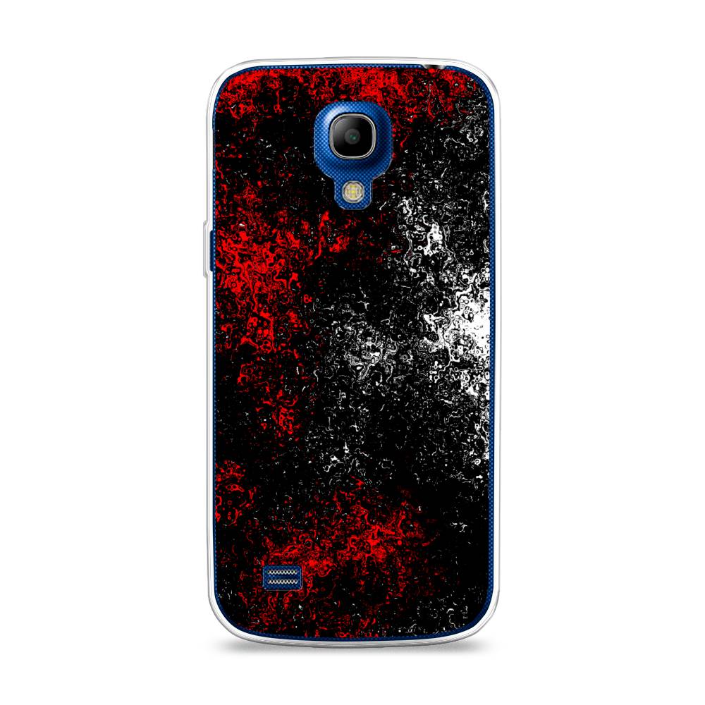 

Чехол на Samsung Galaxy S4 mini "Монотипия", Красный;черный;белый, 24050-3