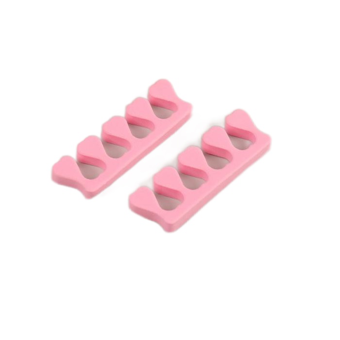 Набор разделителей для пальцев, 100 пар, цвет розовый 7292916 moritz разделители пальцев для педикюра wave