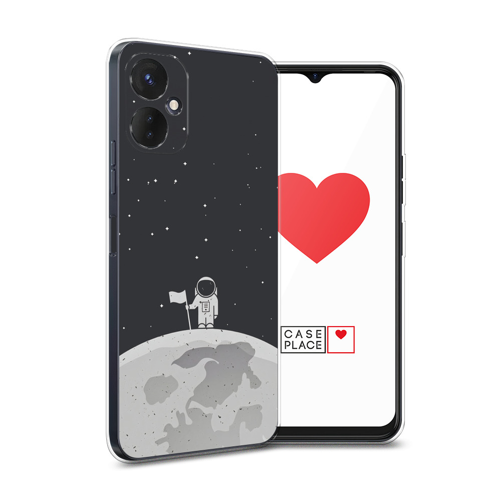 

Силиконовый чехол Awog "Первый для Луне" для Tecno Spark 9 Pro, Черный, 301950-4