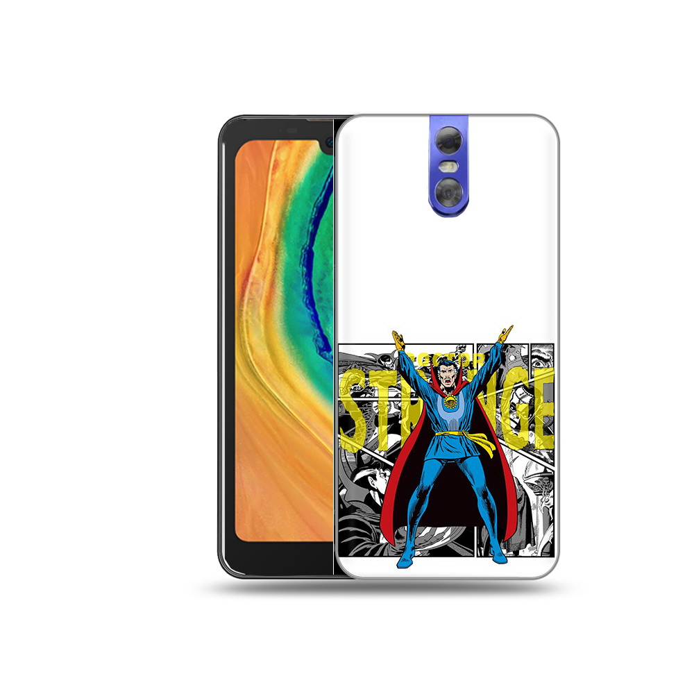 

Чехол MyPads Tocco для Doogee BL7000 доктор стренж комикс, Прозрачный, Tocco