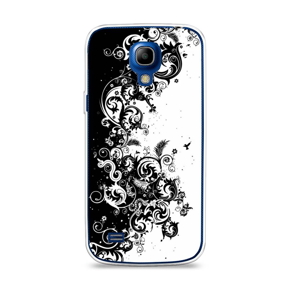 

Чехол на Samsung Galaxy S4 mini "Черно белый узор", Белый;черный;серый, 24050-3