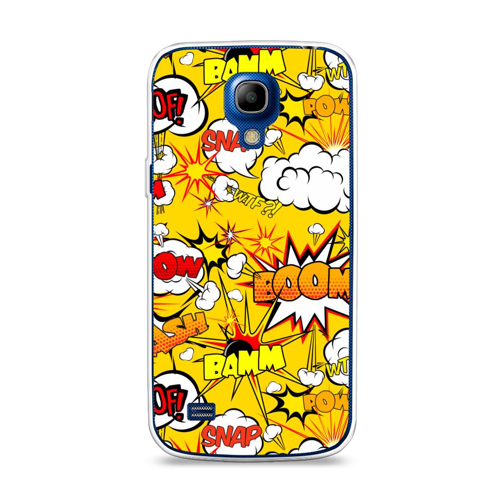 

Чехол на Samsung Galaxy S4 mini "Поп Арт эффекты", Желтый;белый;оранжевый, 24050-6