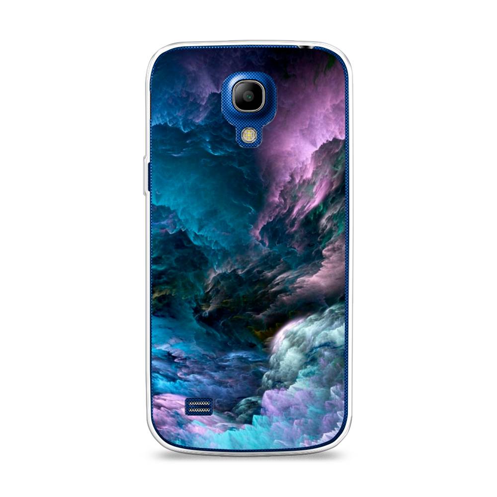 

Чехол на Samsung Galaxy S4 mini "Загадочное небо", Синий;фиолетовый, 24050-2