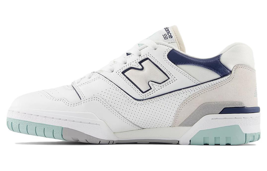 

Кеды унисекс New Balance NB 550 белые 38 EU, Белый, NB 550