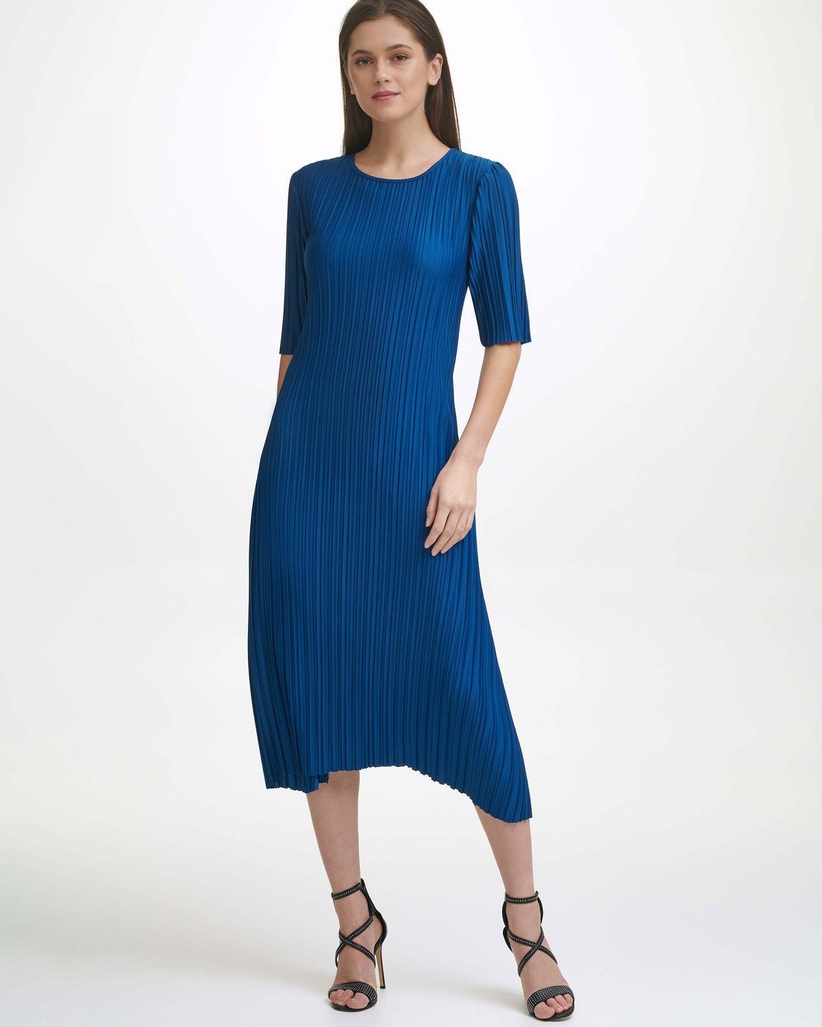 

Платье женское DKNY DD1EL723 синее 0, DD1EL723