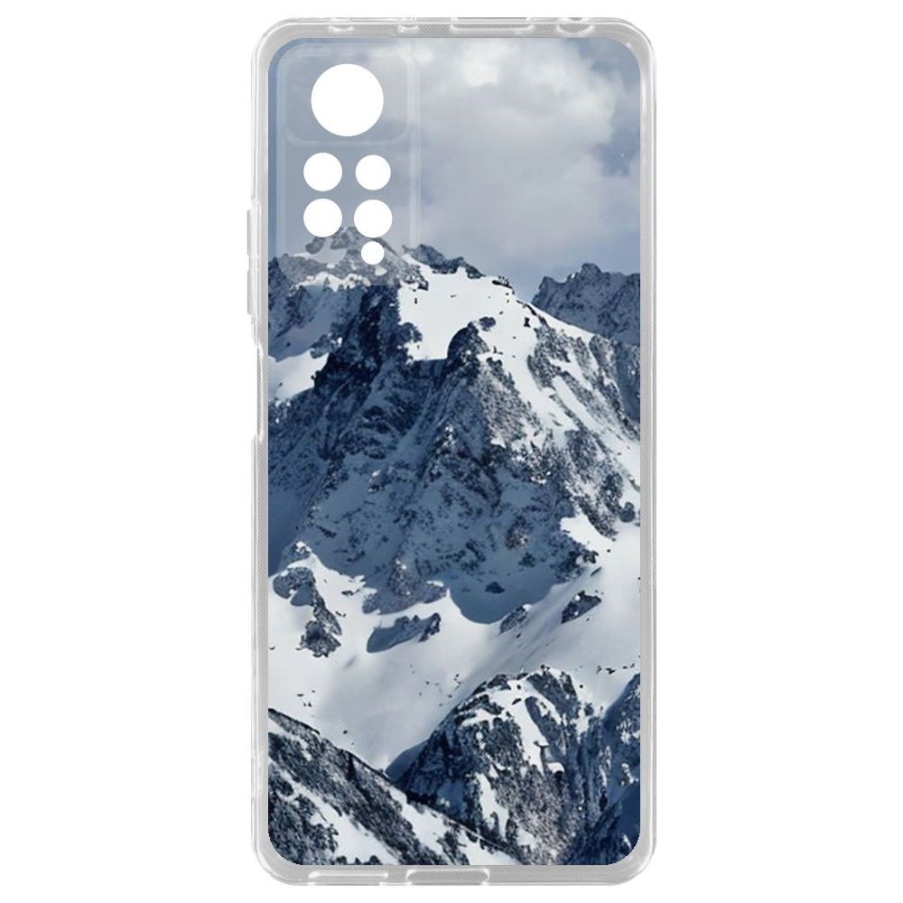 

Чехол-накладка Krutoff Clear Case Горы для Xiaomi Redmi Note 11 Pro, Прозрачный