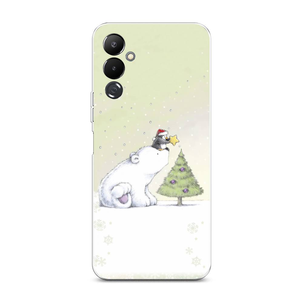 

Чехол на Tecno Pova 4 "Украшение елки", Белый;бежевый, 302550-5