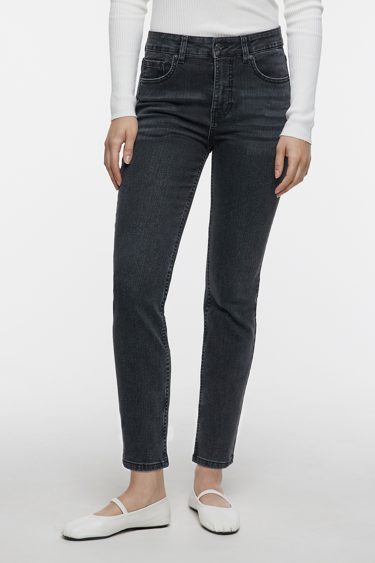 

Джинсы женские Befree SlimFW-109 серые S/170, Серый, SlimFW-109