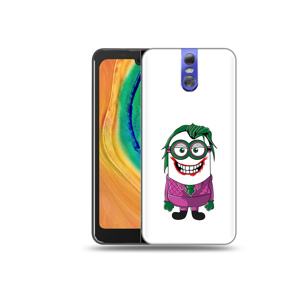 

Чехол MyPads Tocco для Doogee BL7000 джокер миньон, Прозрачный, Tocco