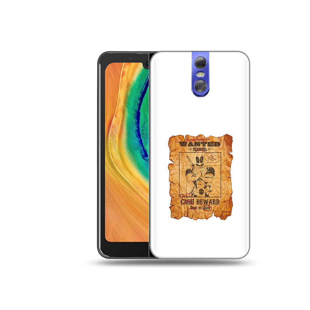 

Чехол MyPads Tocco для Doogee BL7000 дедпул, Прозрачный, Tocco