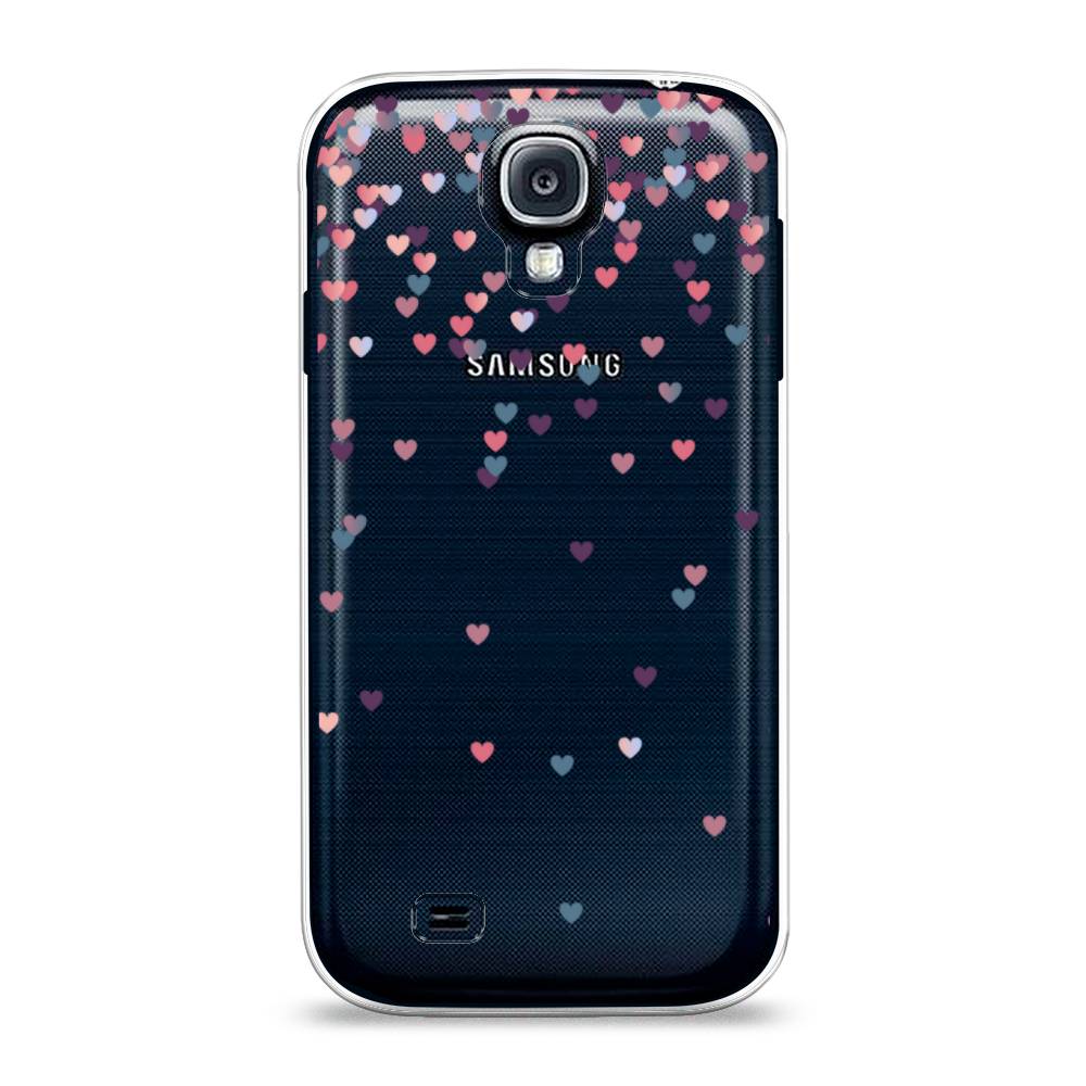 

Чехол на Samsung Galaxy S4 "Посыпка сердечки", Розовый;фиолетовый, 23950-3