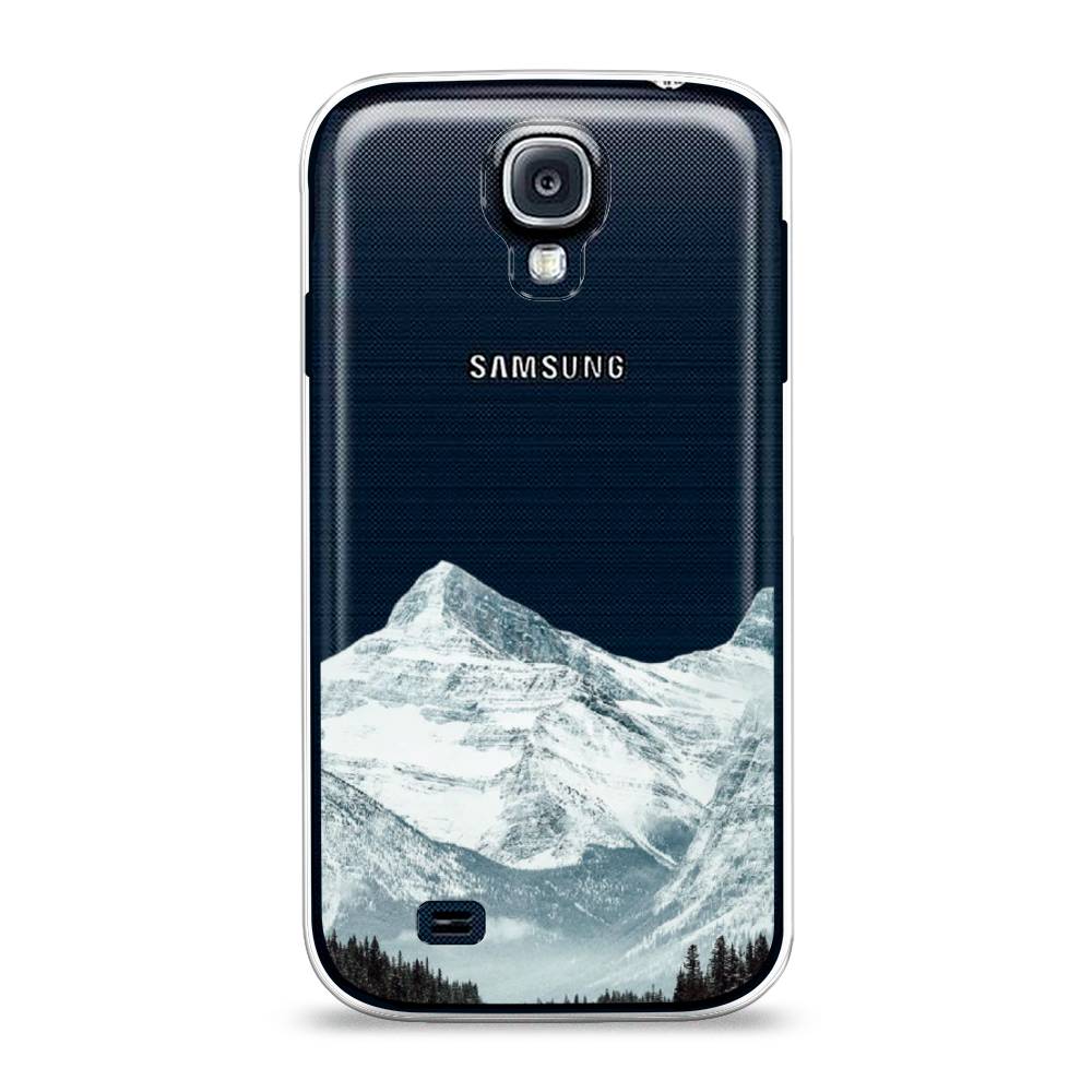 

Чехол на Samsung Galaxy S4 "Горы арт 1", Белый;зеленый, 23950-2