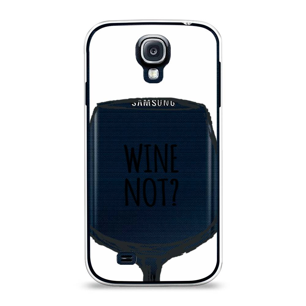 

Чехол на Samsung Galaxy S4 "Wine not white", Белый, 23950-6