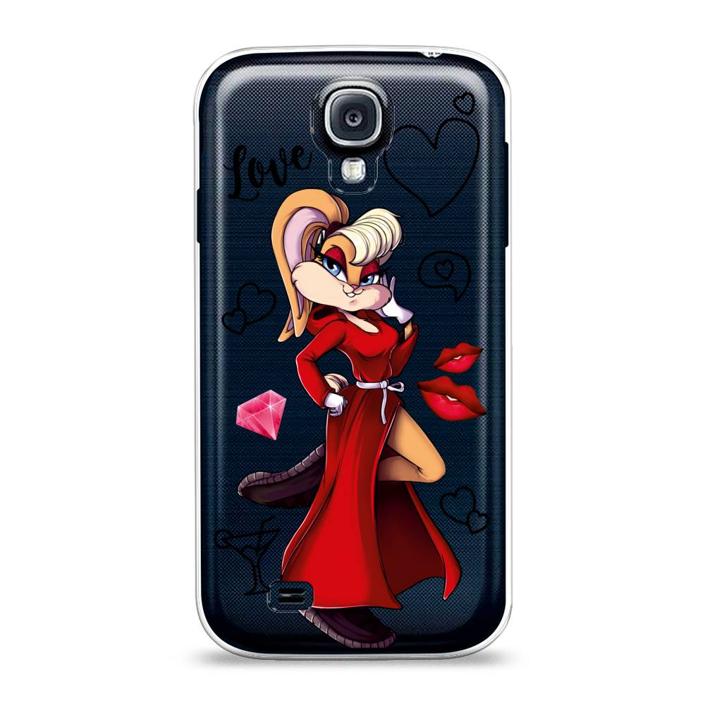 

Чехол на Samsung Galaxy S4 "Rich Lola Bunny", Красный;бежевый;оранжевый, 23950-6