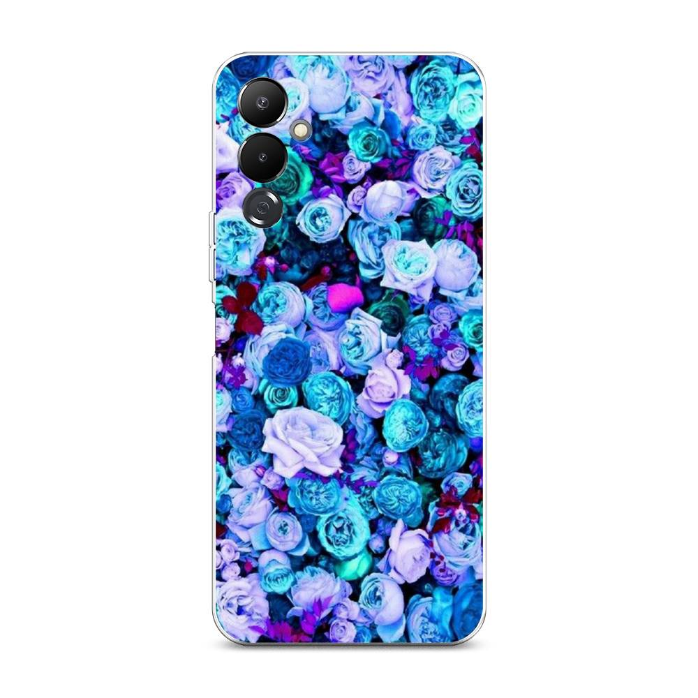 

Чехол на Tecno Pova 4 "Цветочный ковер", Фиолетовый, 302550-2