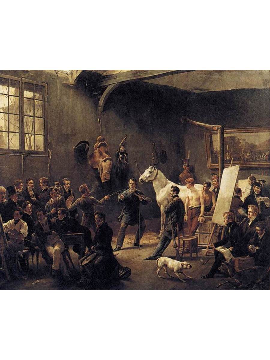 

Постер DRABS A3 Верне Эмиль Жан Орас The Artist's Studio