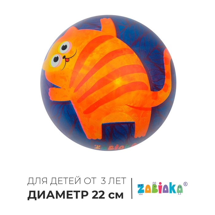 

Мяч детский ZABIAKA Котик, d 22 см, 60 г