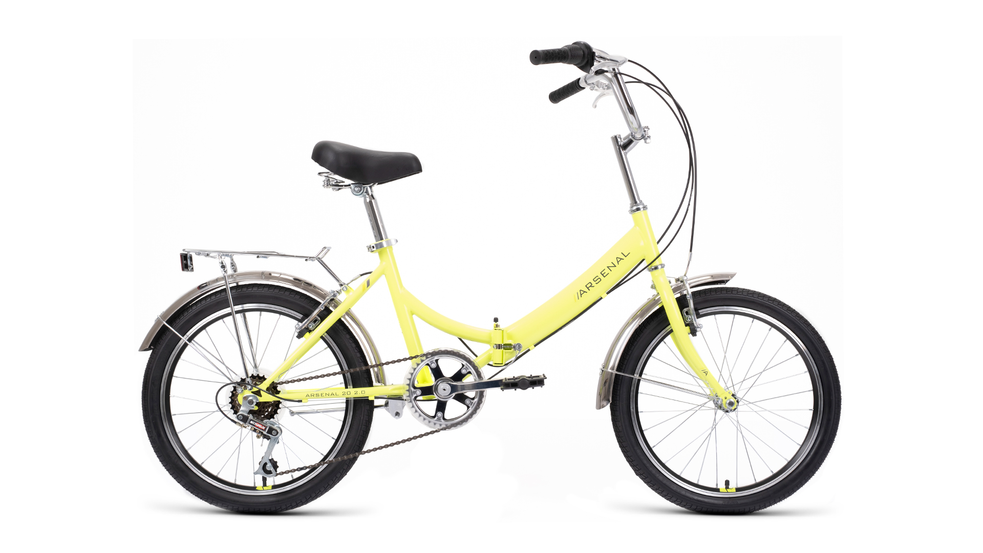 Велосипед Forward Arsenal 20 2.0 2022 One Size зеленый/серебристый
