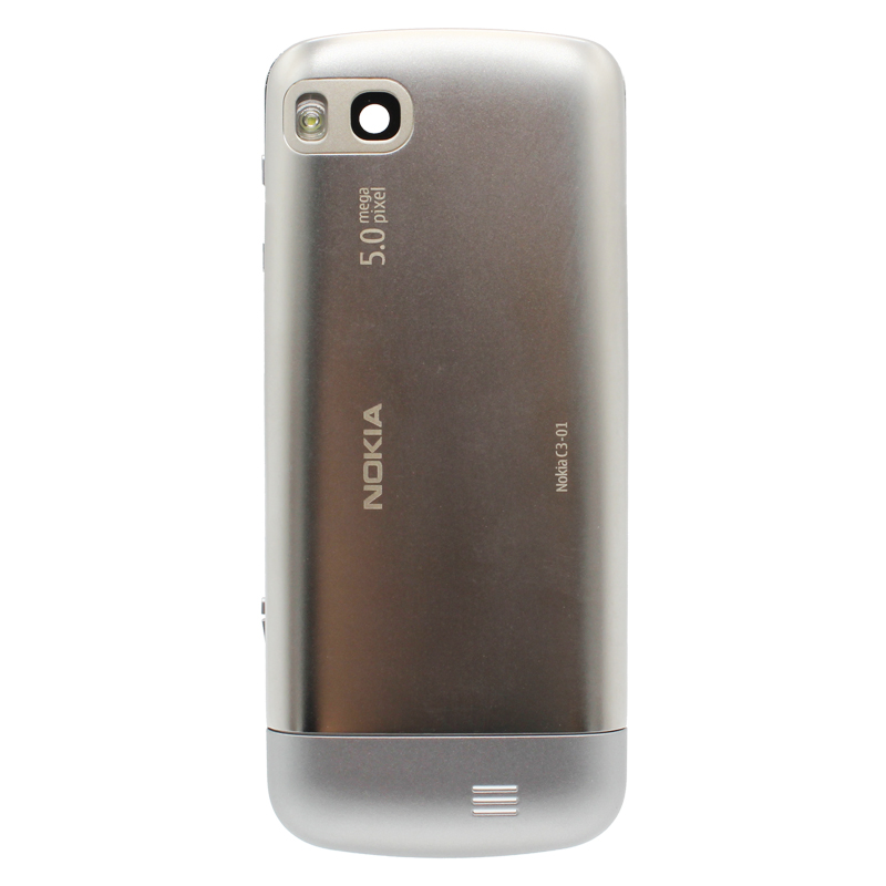 

Корпус BaseMarket для Nokia C3-01 Touch and Type (серебристый) OEM