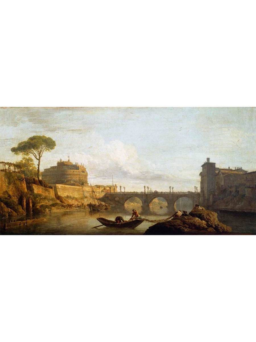 

Постер DRABS A3 Верне Клод Жозеф The Bridge and the Castel Sant'Angelo in Rome
