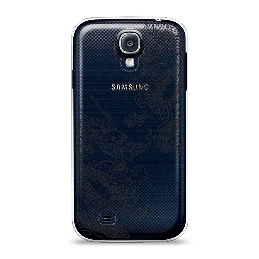 

Чехол на Samsung Galaxy S4 "Два китайских дракона", Серый;черный, 23950-1