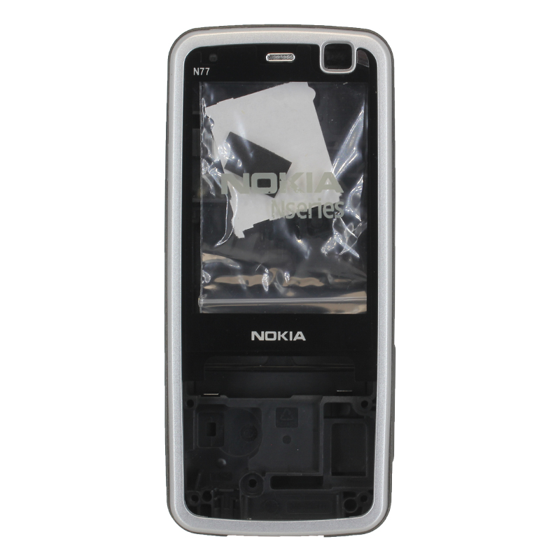 

Корпус BaseMarket для Nokia N77 (серебристо-черный)