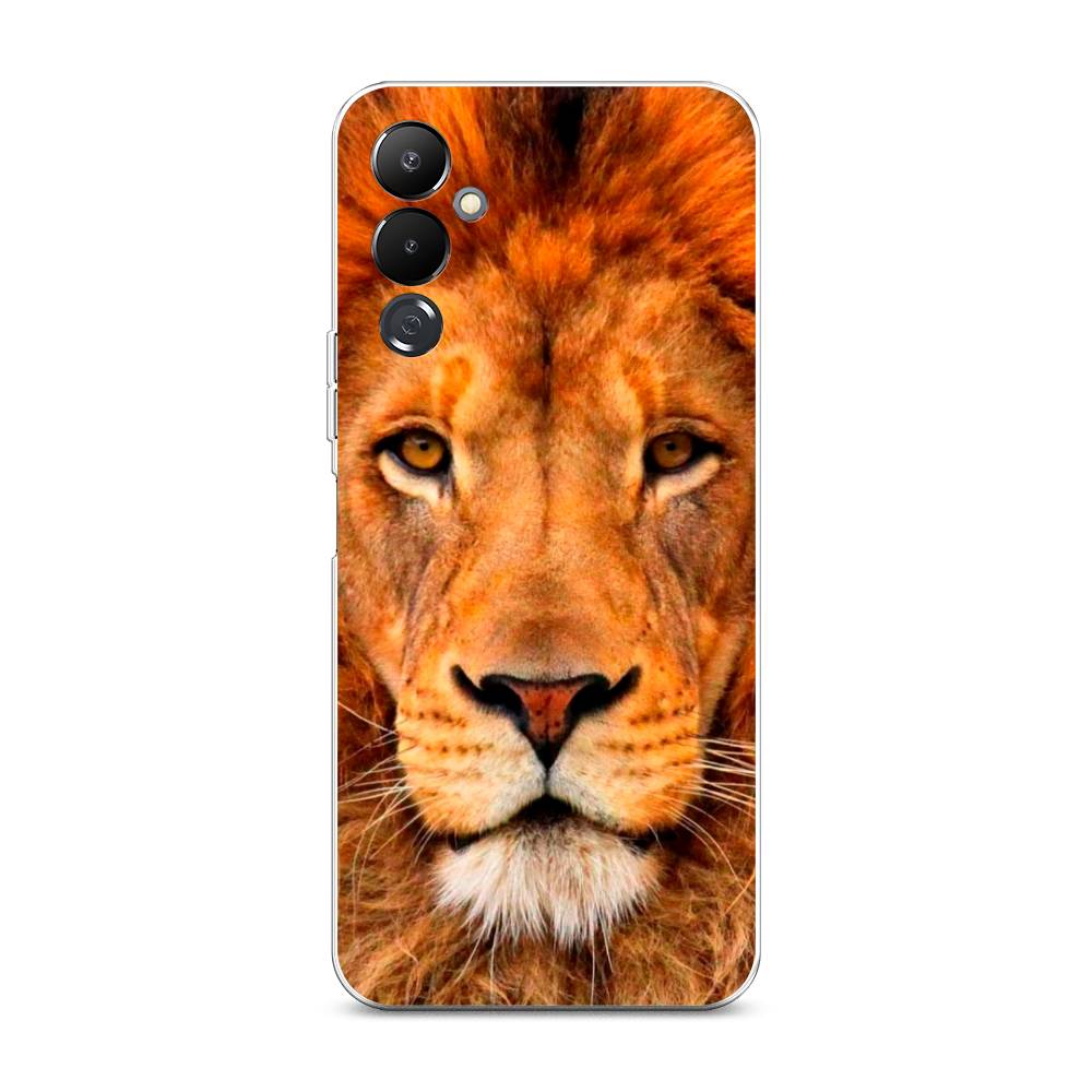 

Чехол на Tecno Pova 4 "Благородный лев", Оранжевый, 302550-1