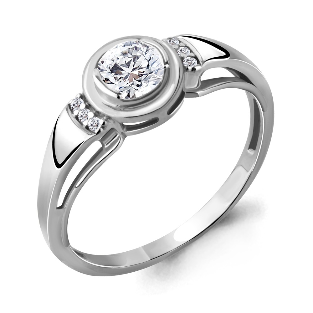 

Кольцо из серебра с фианитом Aquamarine Aquamarine 665661А_925_р р. 20, 665661А_925_р