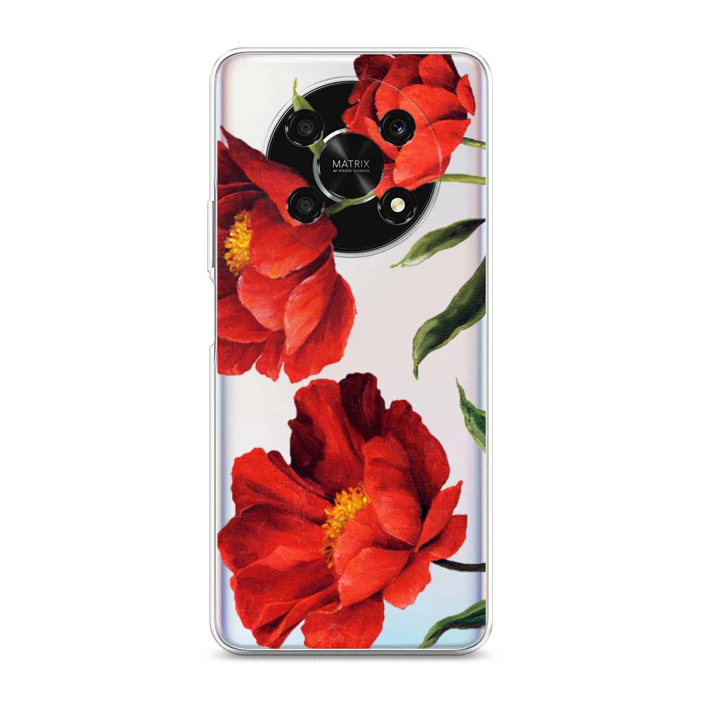 

Чехол Awog для Honor X9 5G "Красные маки", 6109750-8