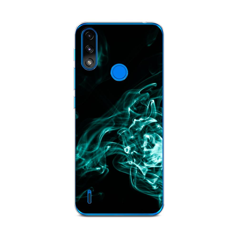 

Чехол на Lenovo K13 "Дым", Голубой;черный, 113050-3