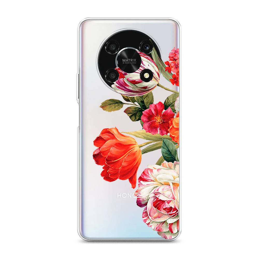 

Чехол Awog для Honor X9 5G "Весенний букет", 6109750-8