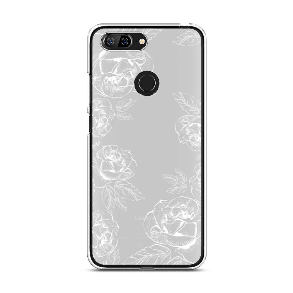 

Чехол для Lenovo S5 "Розы графика", Черный;серый, 112550-2