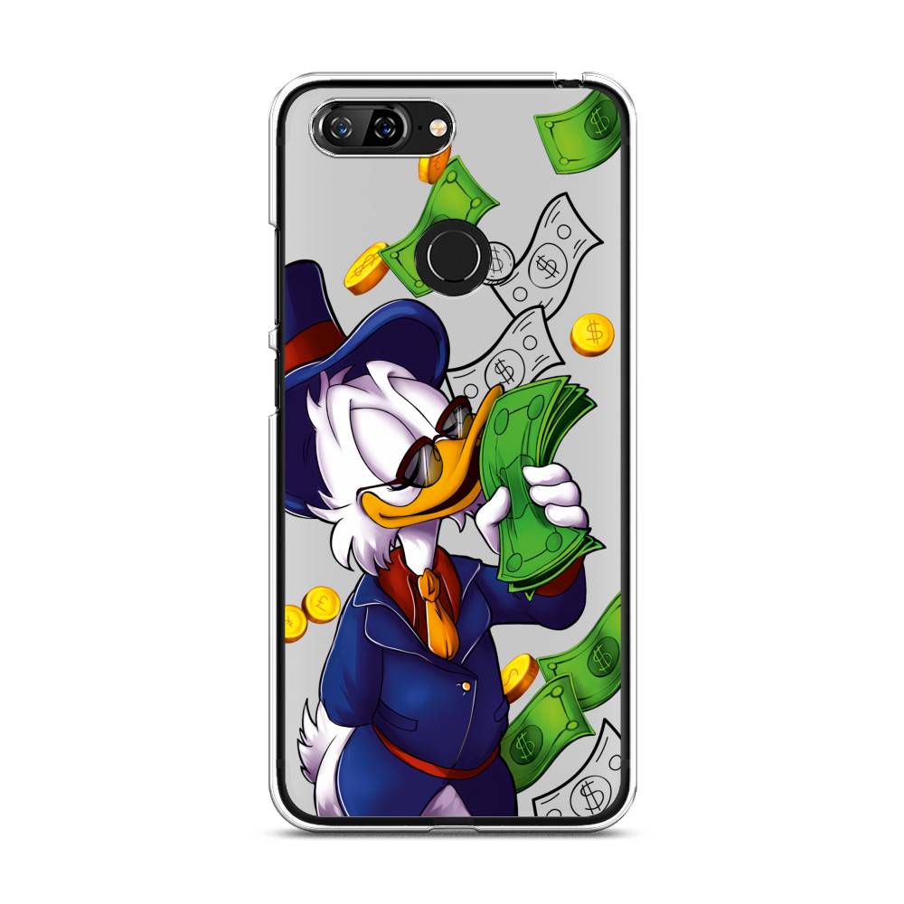 

Чехол для Lenovo S5 "Scrooge McDuck with Money", Синий;зеленый;белый, 112550-6