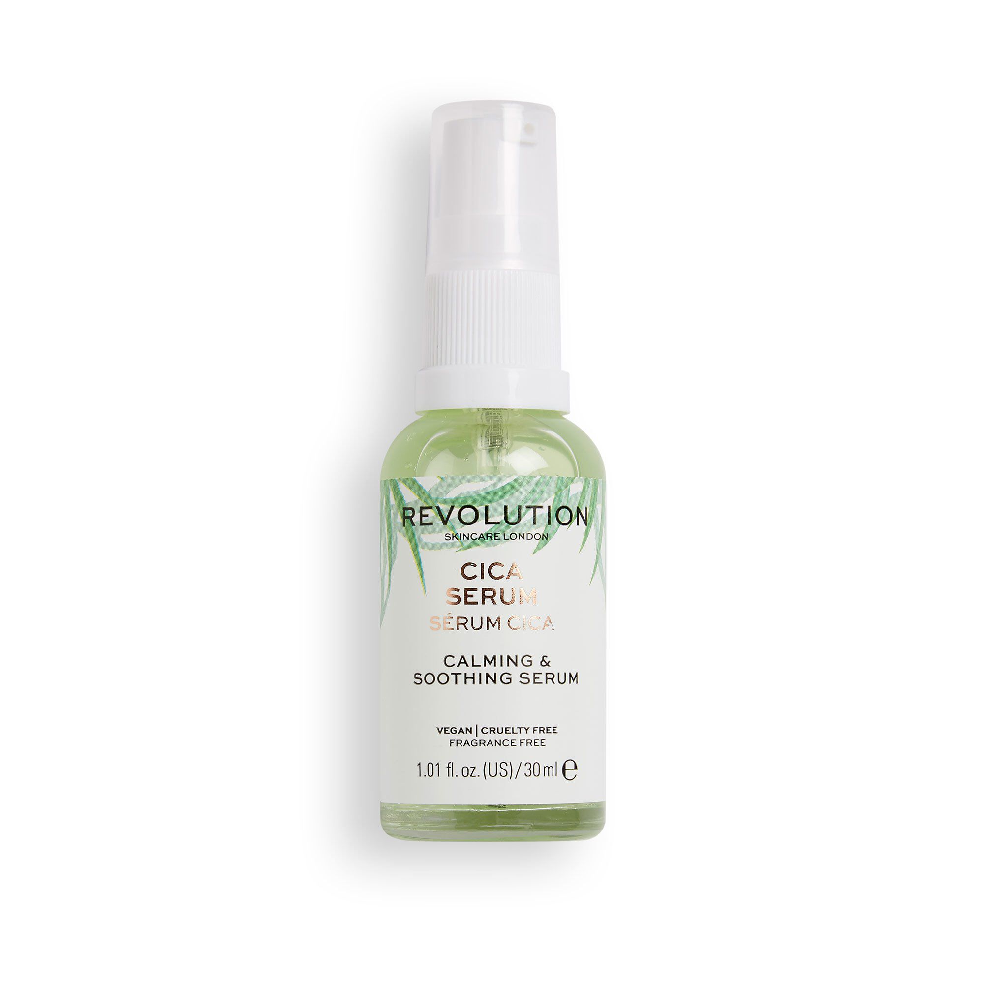 

Сыворотка Revolution Skincare успокаивающая увлажняющая Cica Serum, 30 мл
