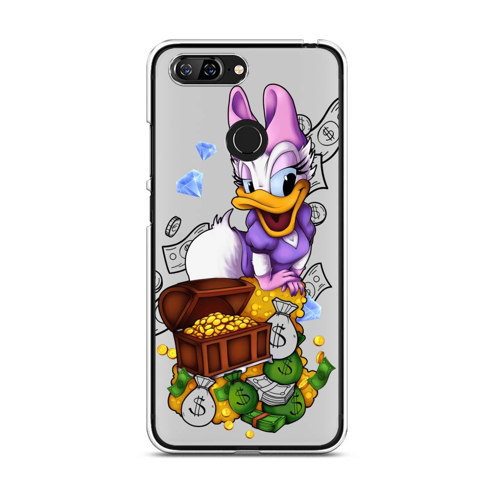 

Чехол для Lenovo S5 "Rich Daisy Duck", Коричневый;белый;фиолетовый, 112550-6