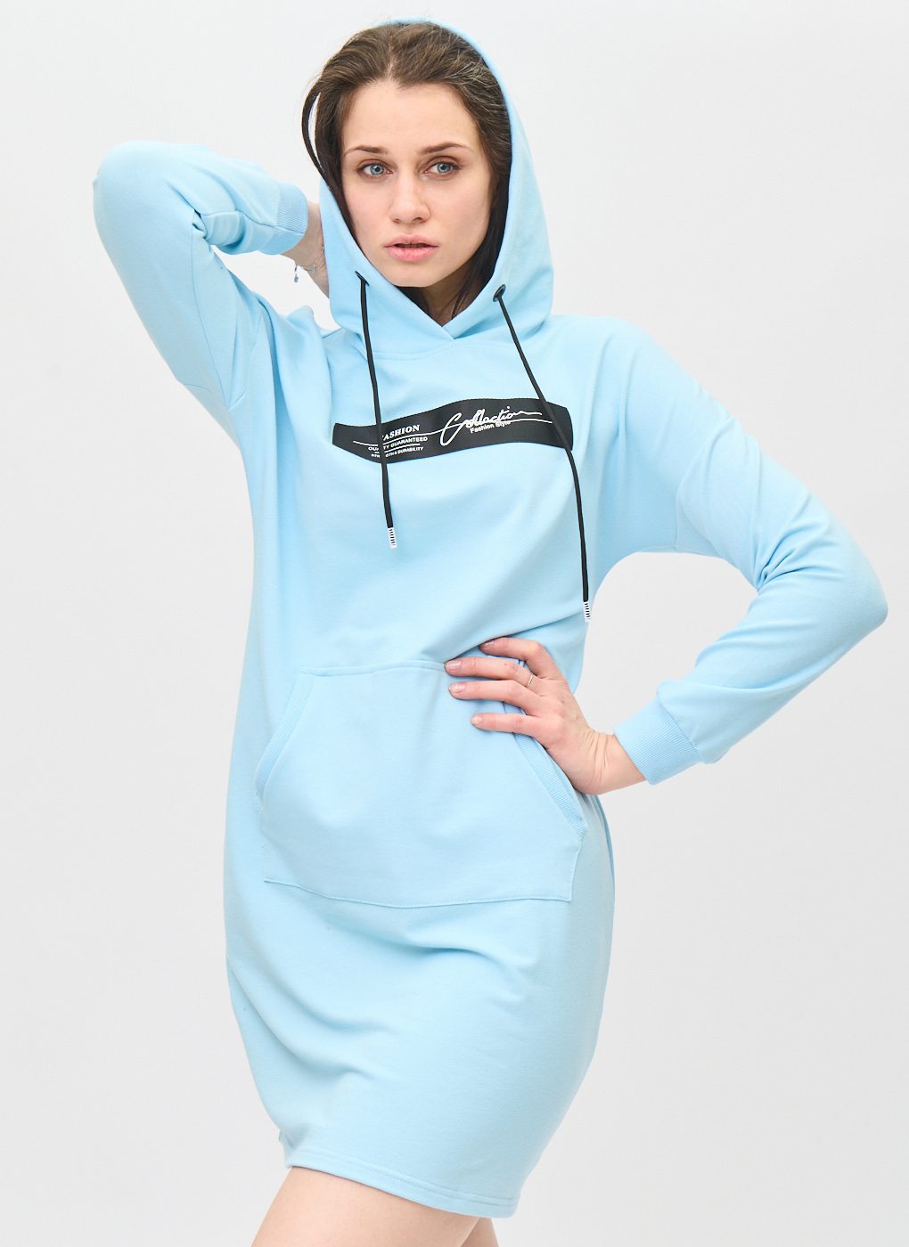 

Платье женское Каляев 66589 голубое 48 RU, Голубой, 66589